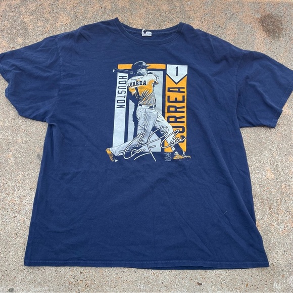 MLB Other - Astros vintage Houston Graphic Navy Blue T-Shirt